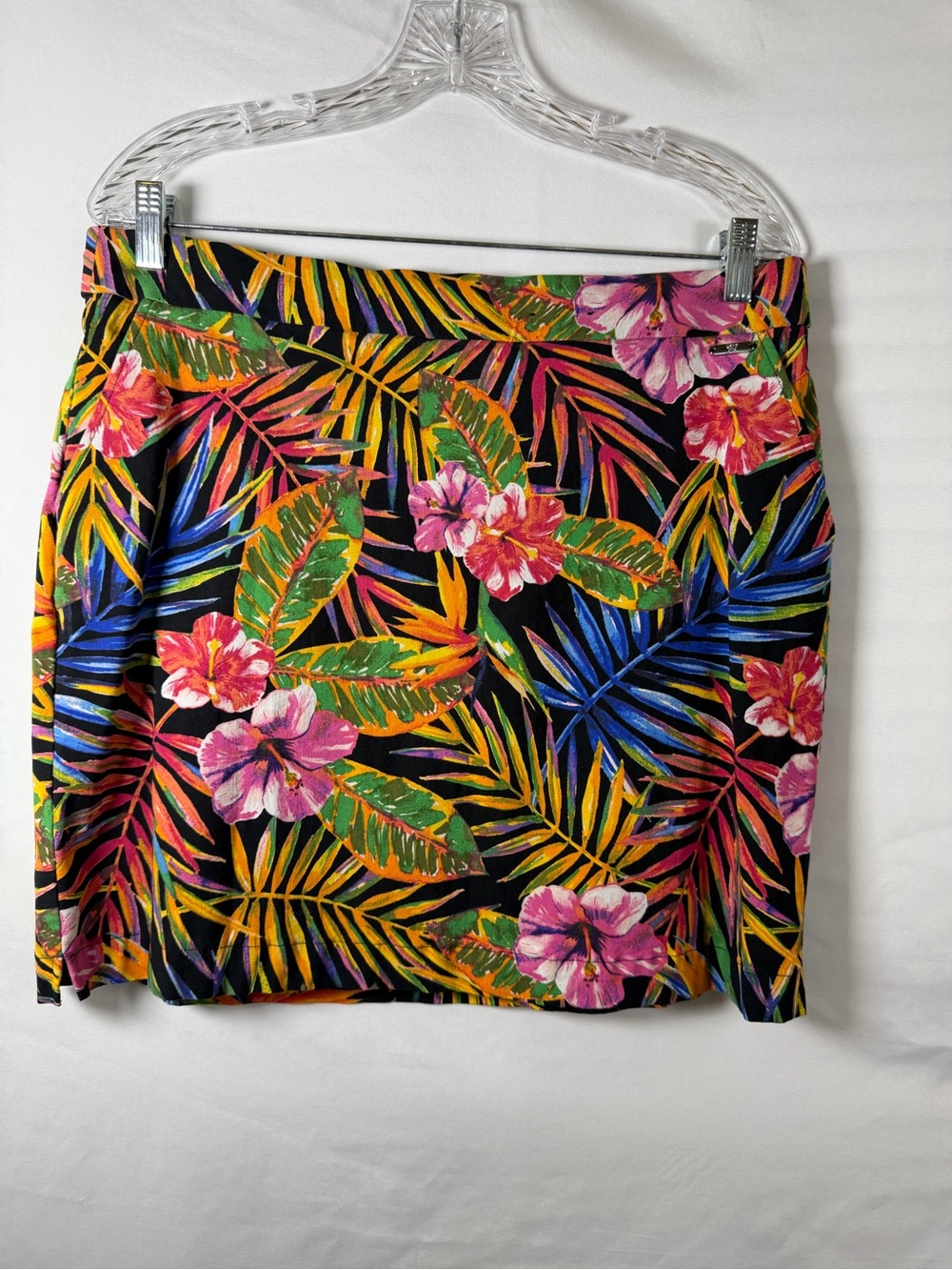 Rafaella Tropical Floral Pull-On Skort – XL